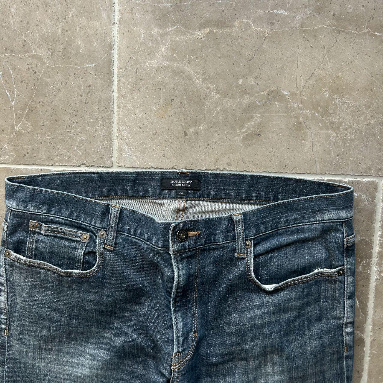 Vintage Burberry Black Label Nova Check Bootcut Jeans W32 L34