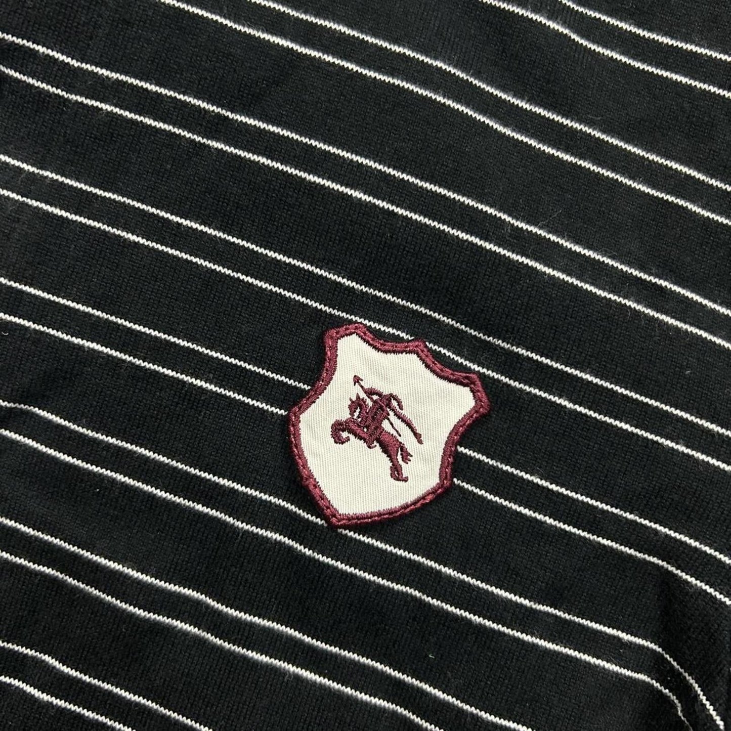 Burberry Black Label Striped Polo Shirt S