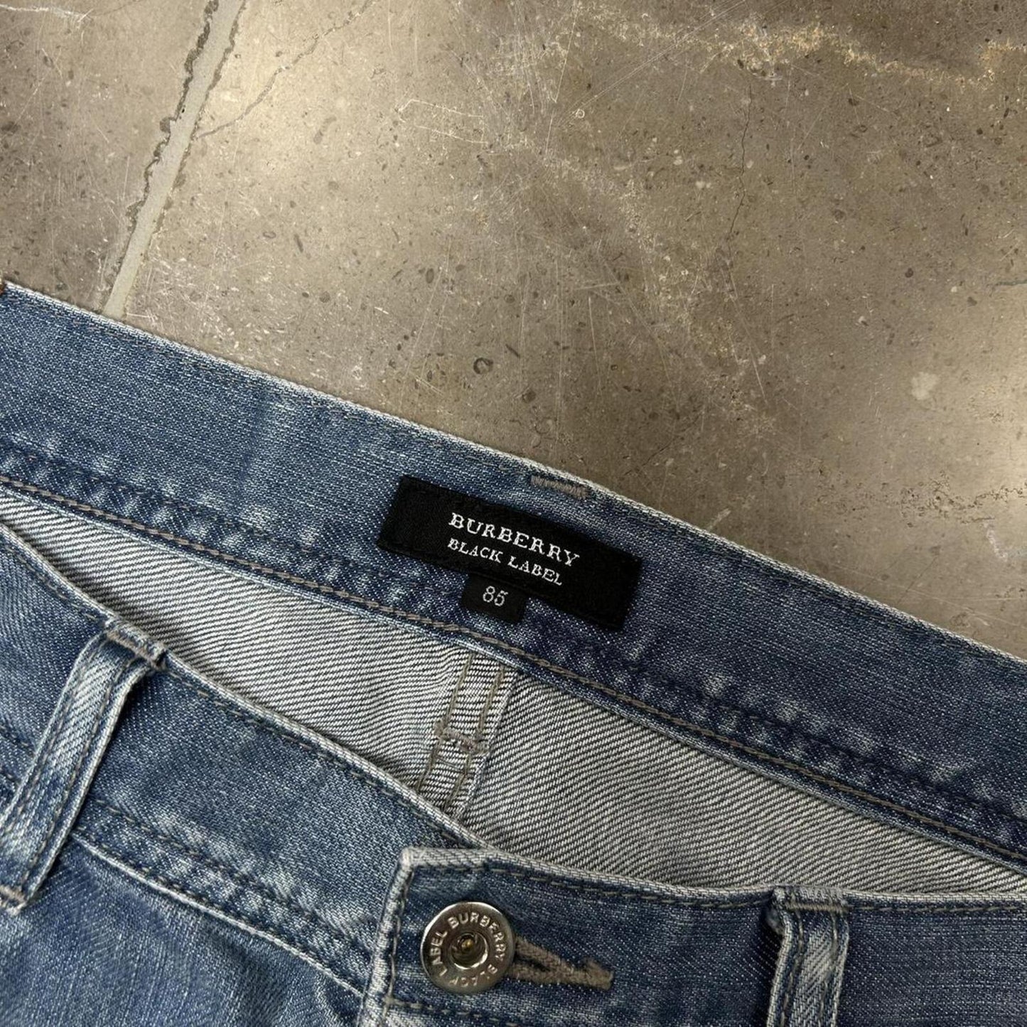 Vintage Burberry Black Label Relaxed Straight Jeans W34 L31