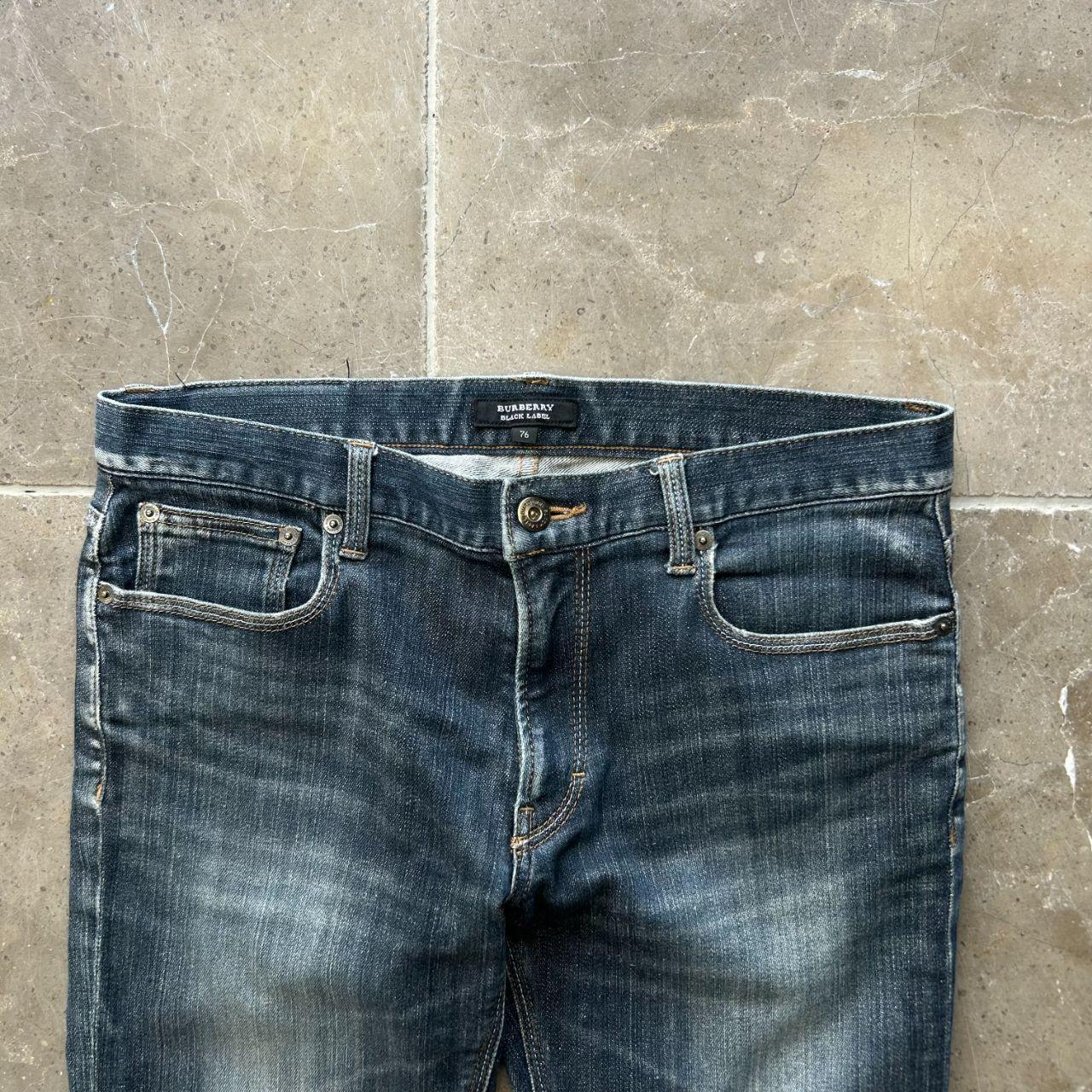 Vintage Burberry Black Label Nova Check Bootcut Jeans W30 L29
