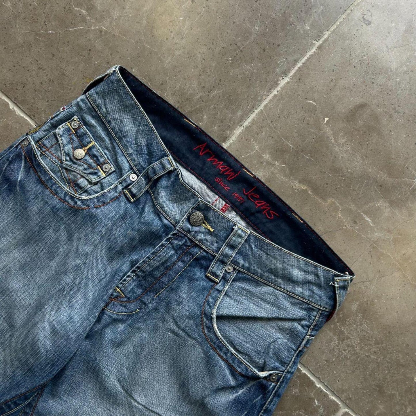 Vintage Armani Jeans Relaxed Straight Jeans W32 L30