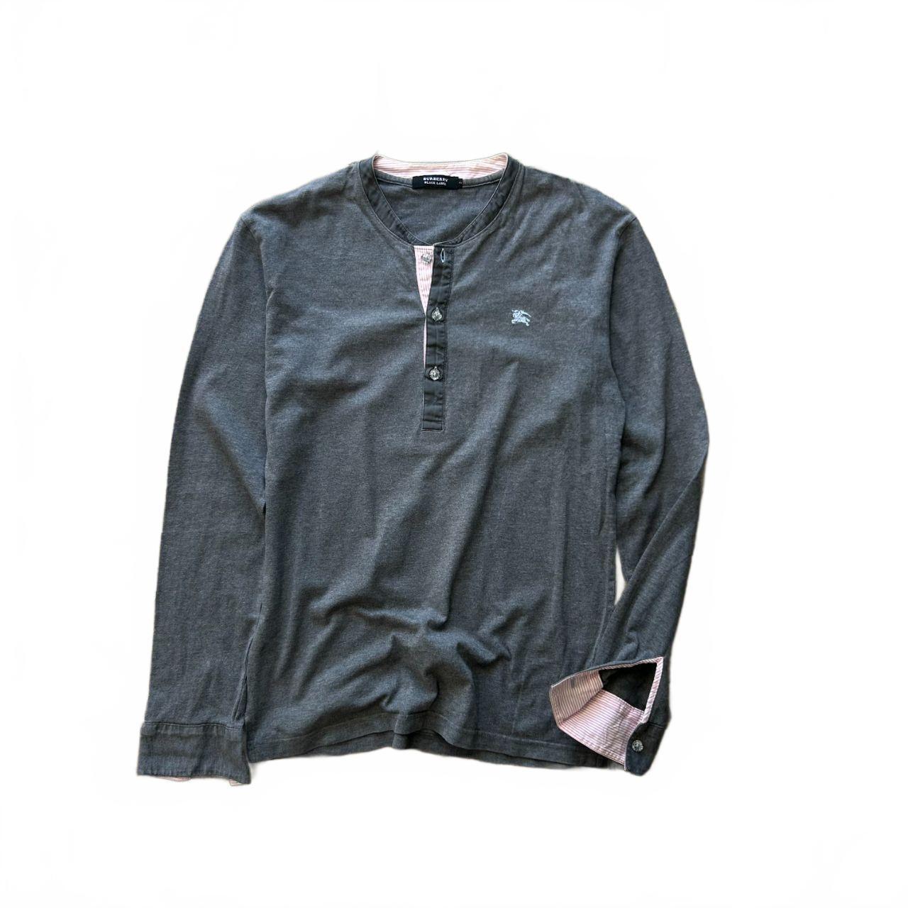 Burberry Black Label Long Sleeve Henley T Shirt S