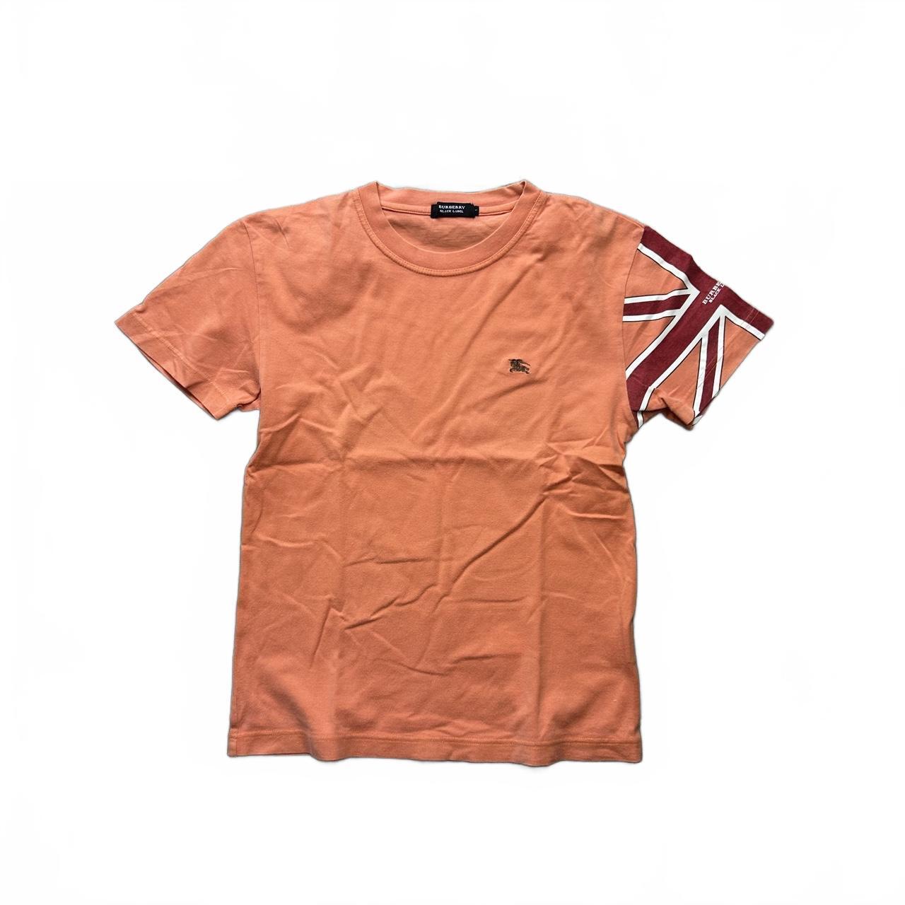 Burberry Black Label Union Jack Short Sleeve T Shirt XS