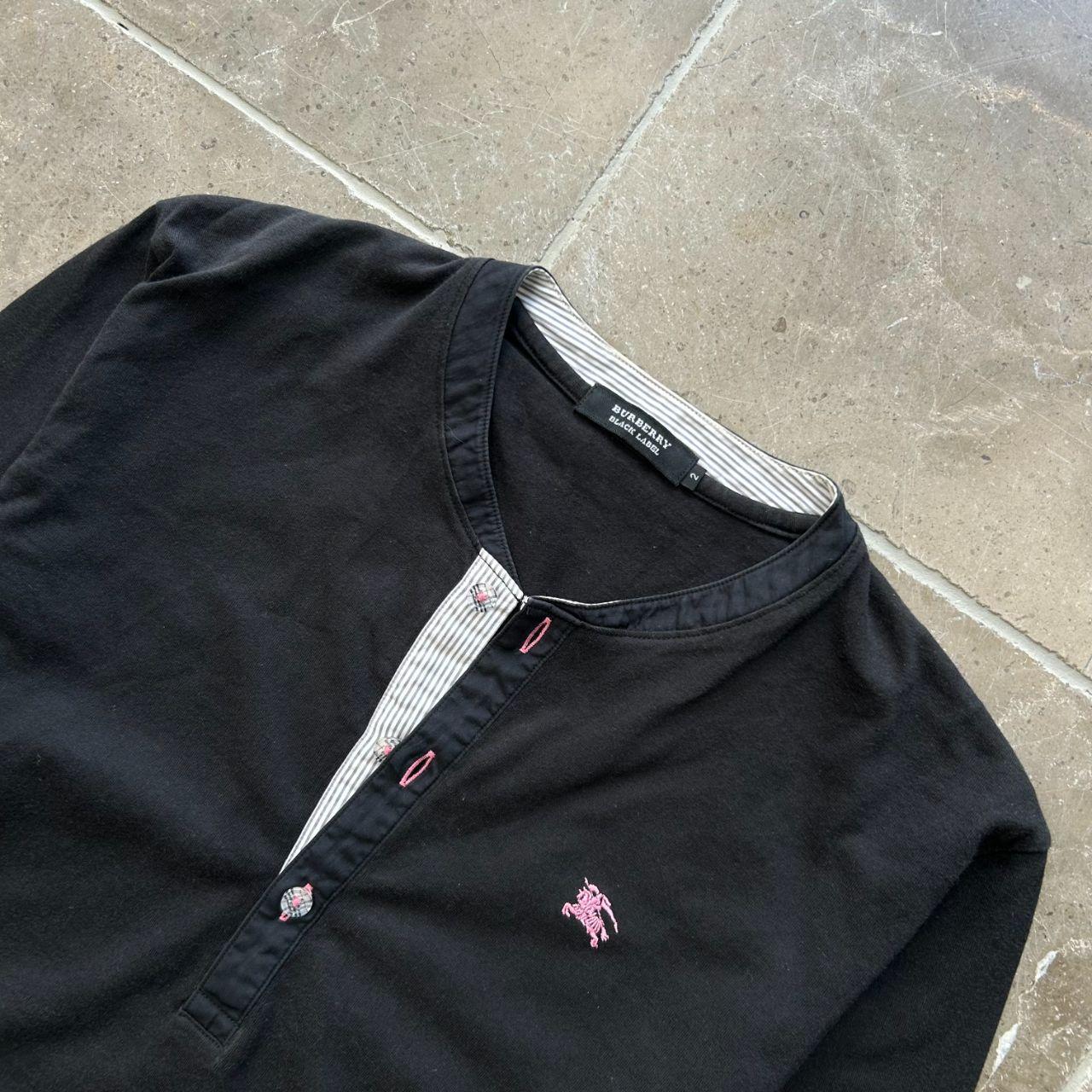 Burberry Black Label Cotton Henley T Shirt S
