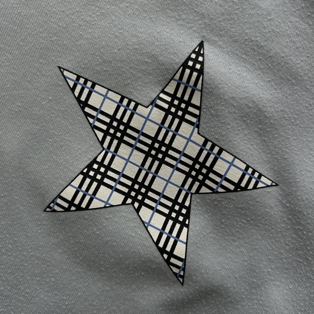 Vintage Burberry Black Label Relaxed Fit Star T Shirt M