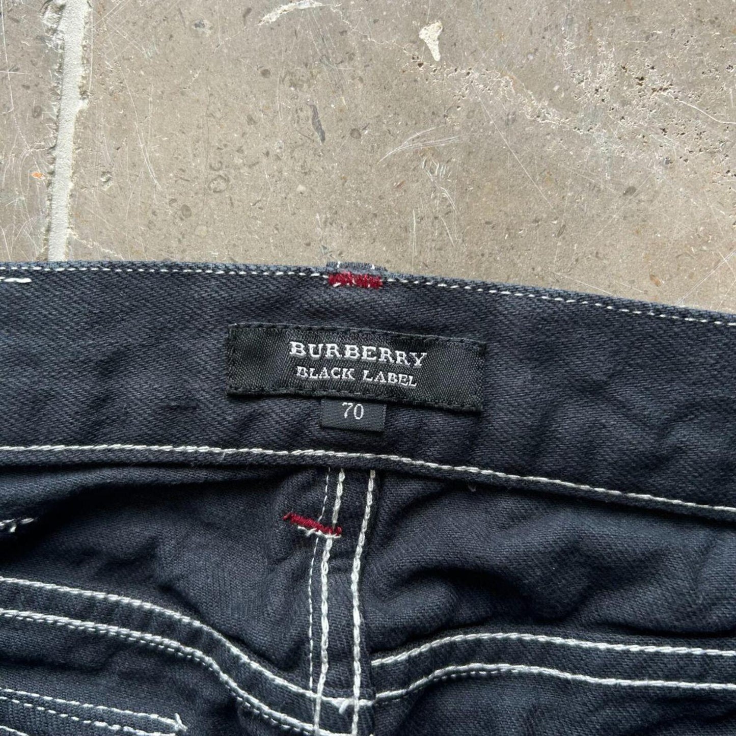 Vintage Burberry Black Label Relaxed Bootcut Jeans W30 L31