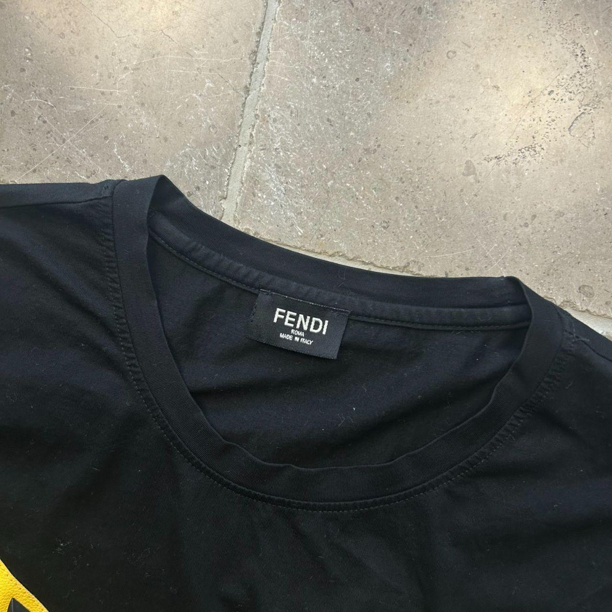 Fendi Monster Eye Zip T Shirt M