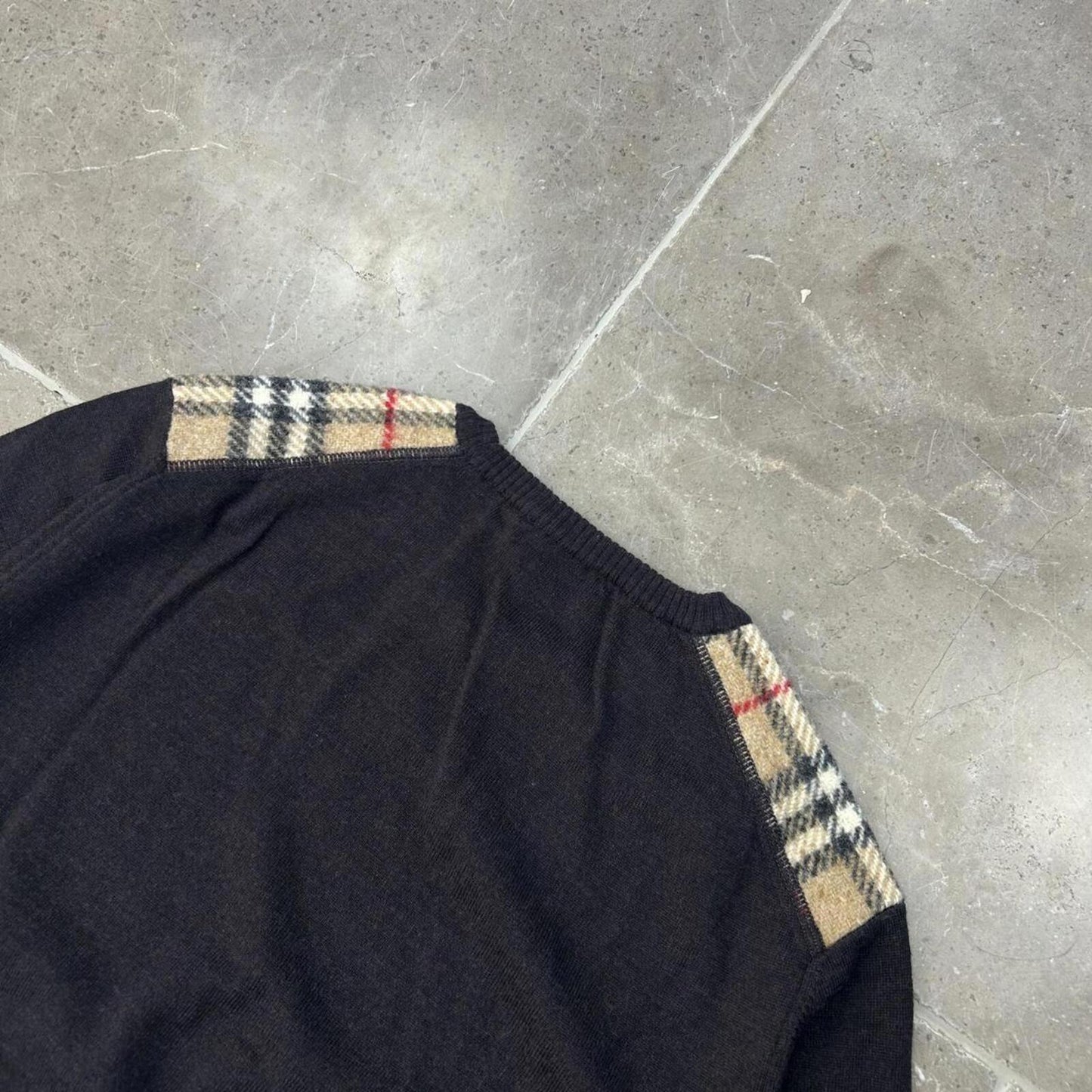 Burberry London Nova Check Knit Jumper M