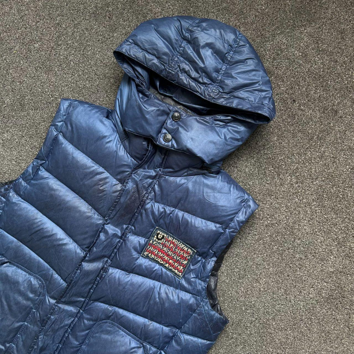 Vintage True Religion Gilet Vest Puffer Jacket L