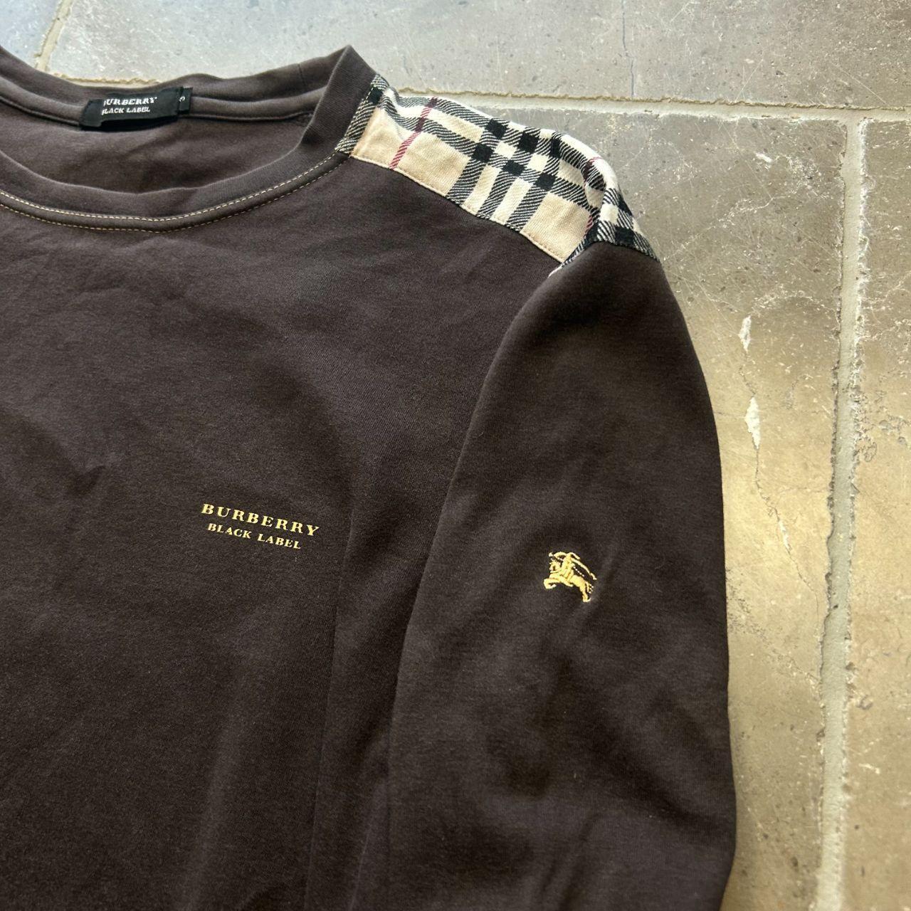 Burberry Black Label Nova Check Long Sleeve T Shirt M