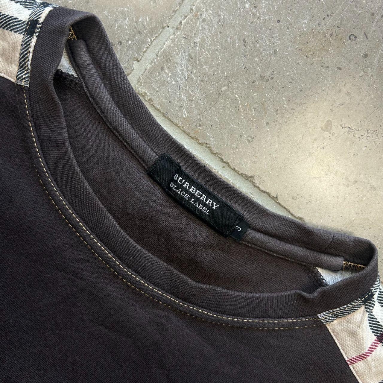 Burberry Black Label Nova Check Long Sleeve T Shirt M