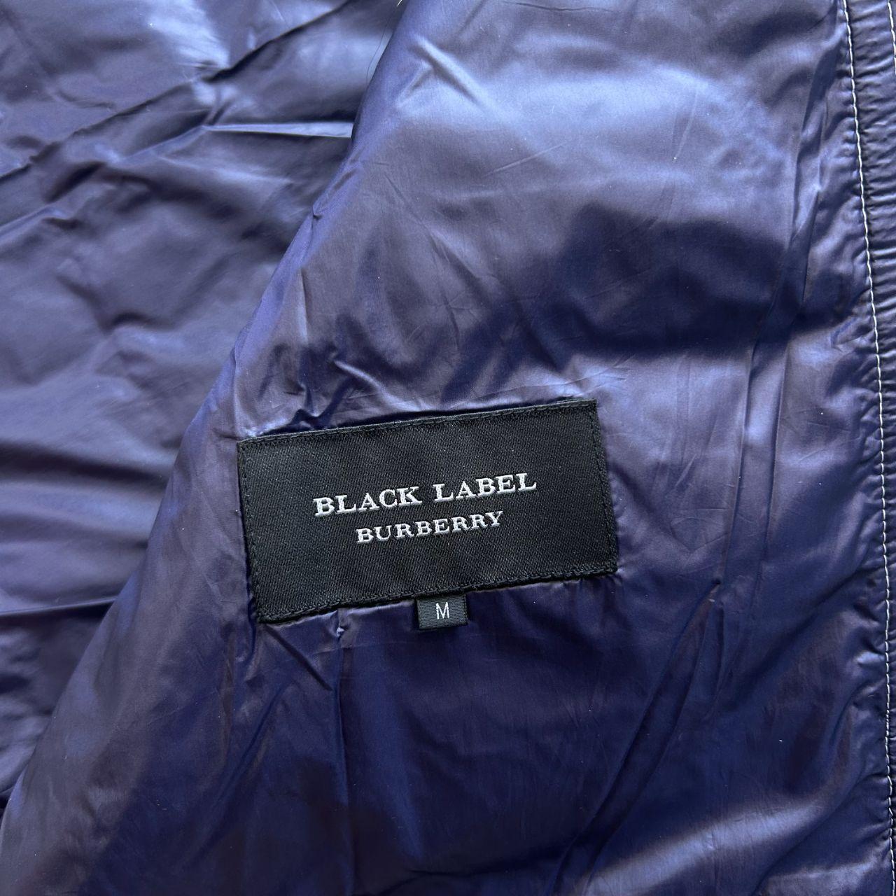 Vintage Burberry Black Label Puffer Jacket White S