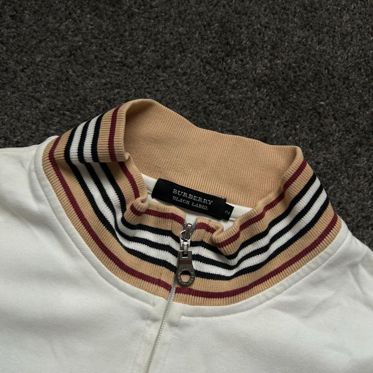 Burberry Black Label Zip Up Track Jacket Jumper S