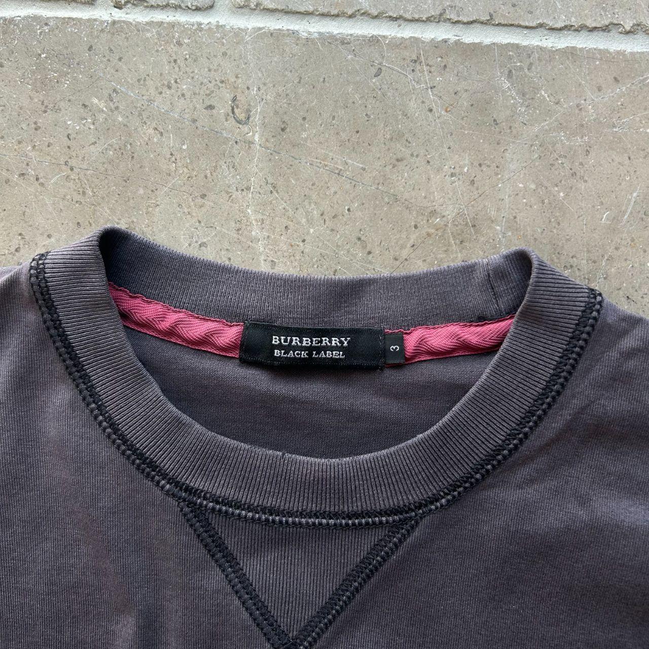 Burberry Black Label Sun Faded  Long Sleeve T Shirt M