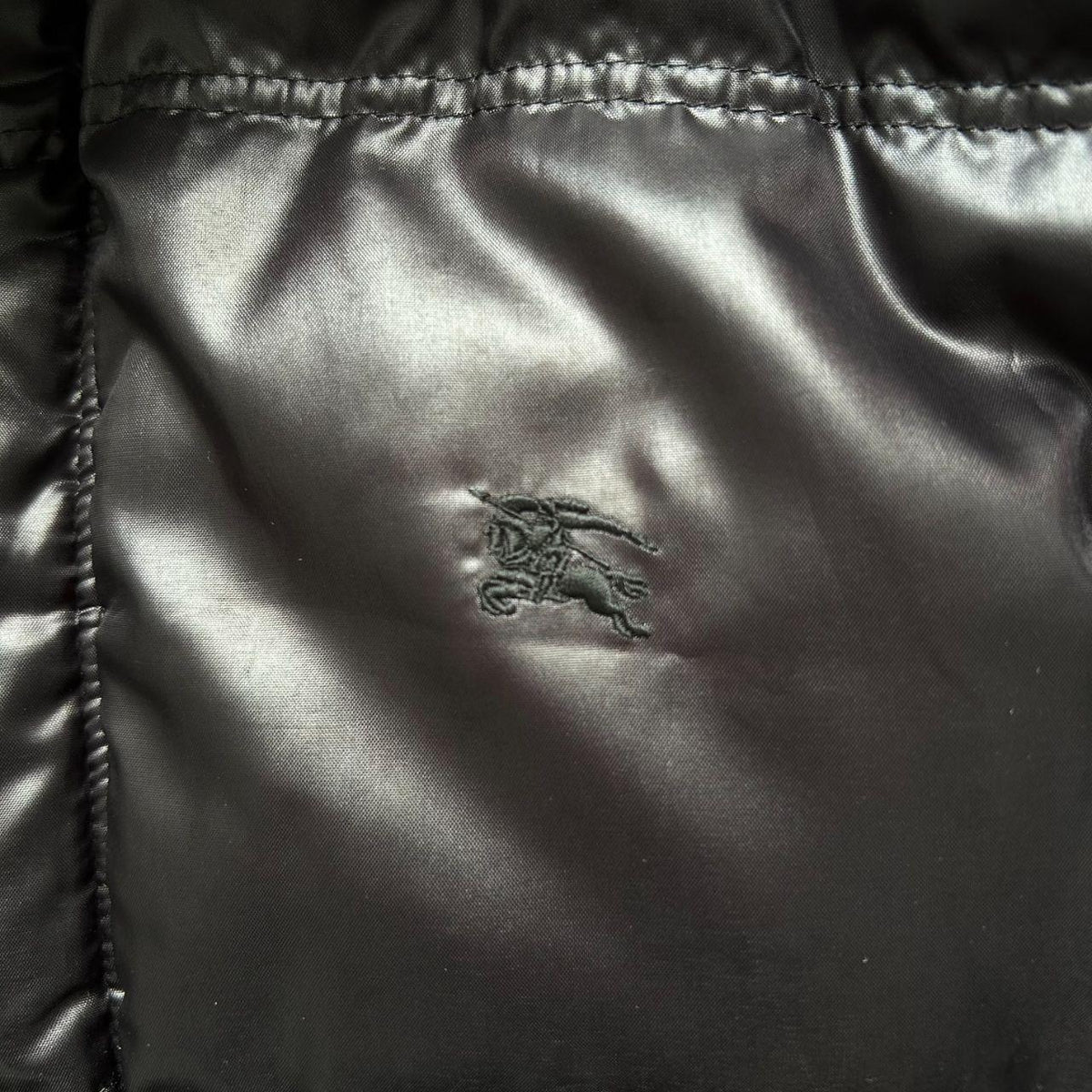 Vintage Burberry Blue Label Fur Hood Puffer Jacket M