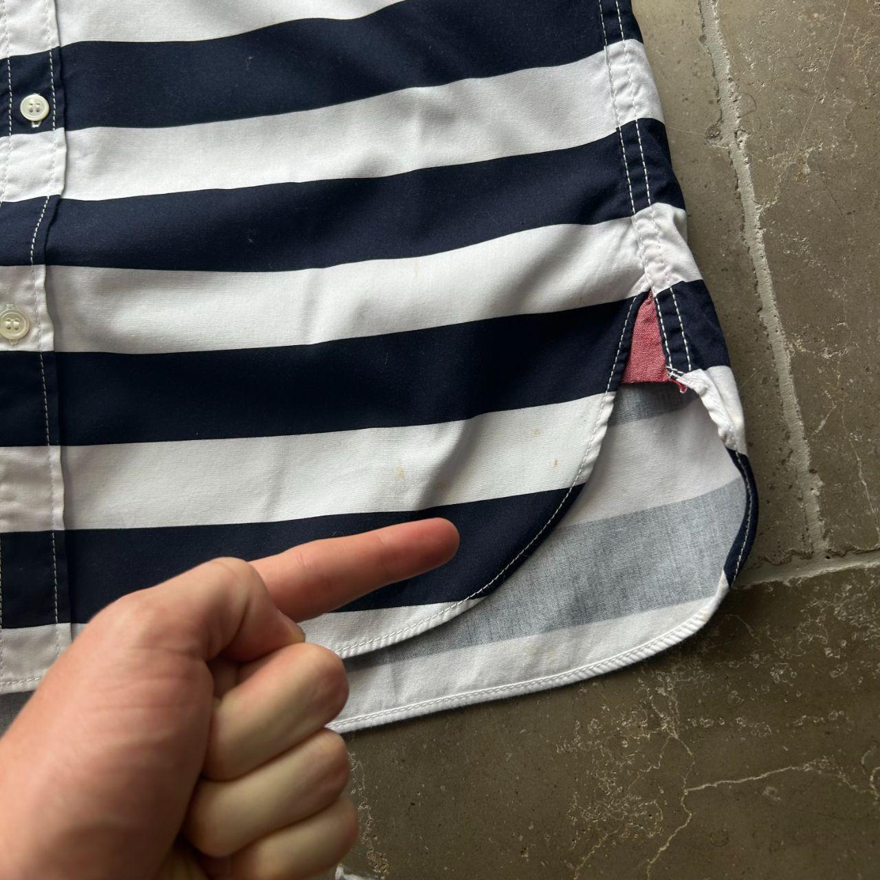 Comme Des Garcons Homme Striped Pocket Shirt S