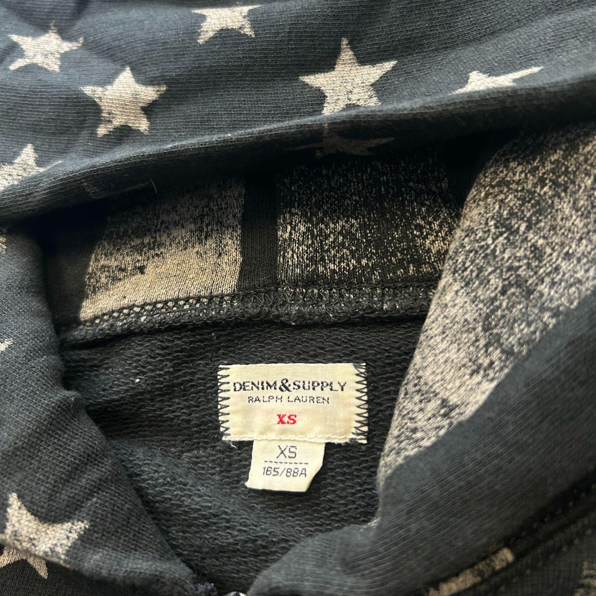 Ralph Lauren Denim and Supply USA Zip Up Hoodie XS