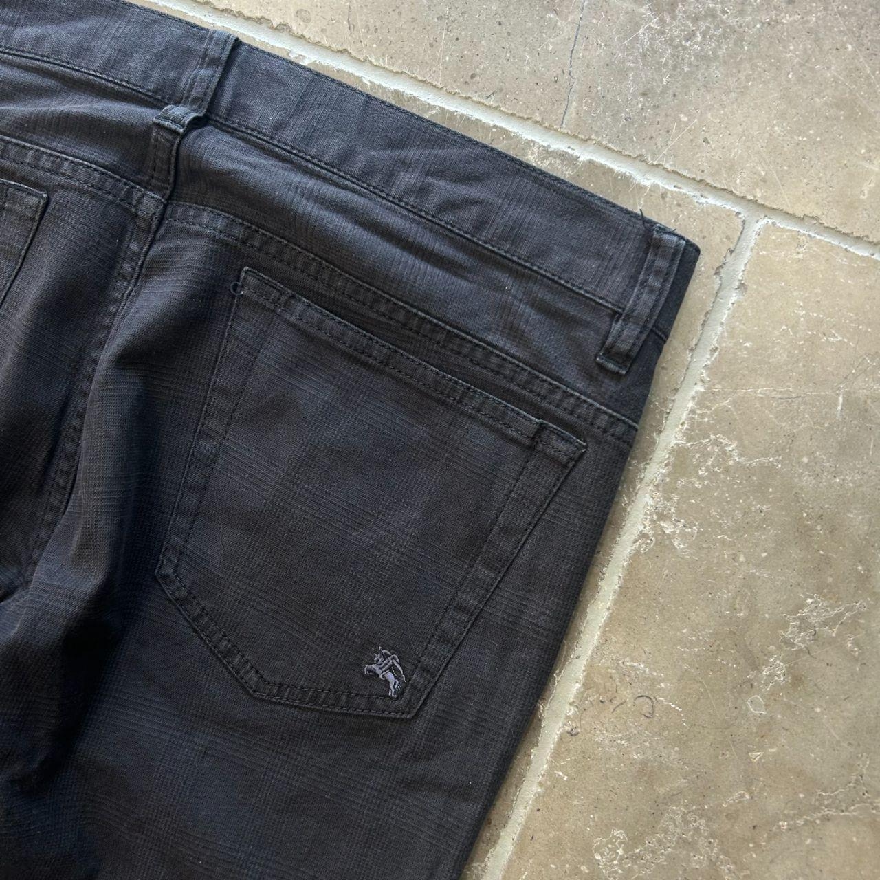 Vintage Burberry Black Label Shadow Check Jeans W30 L28