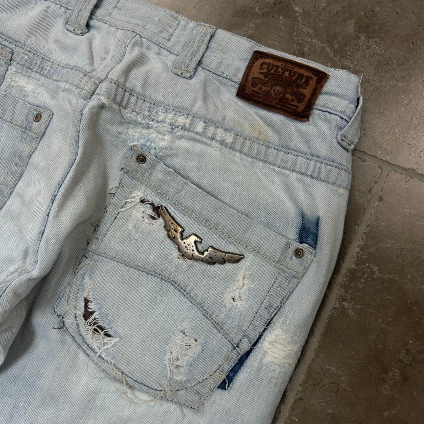 Vintage Armani Jeans Relaxed Straight Denim Jeans W34 L33