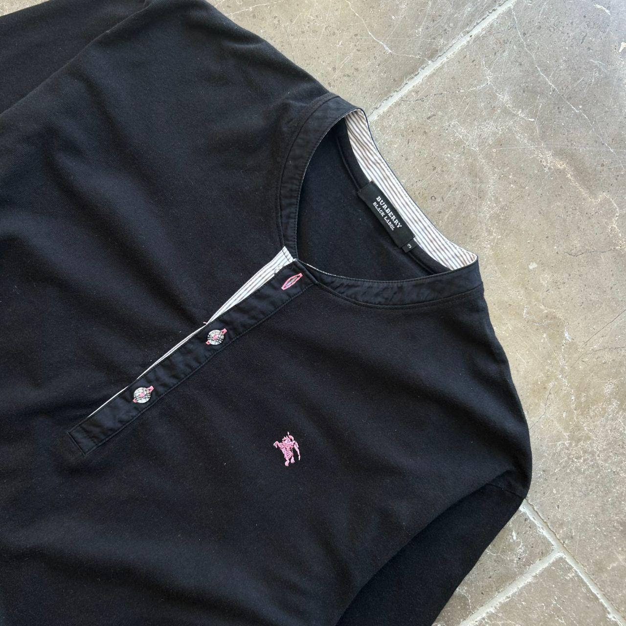 Burberry Black Label Cotton Henley T Shirt M