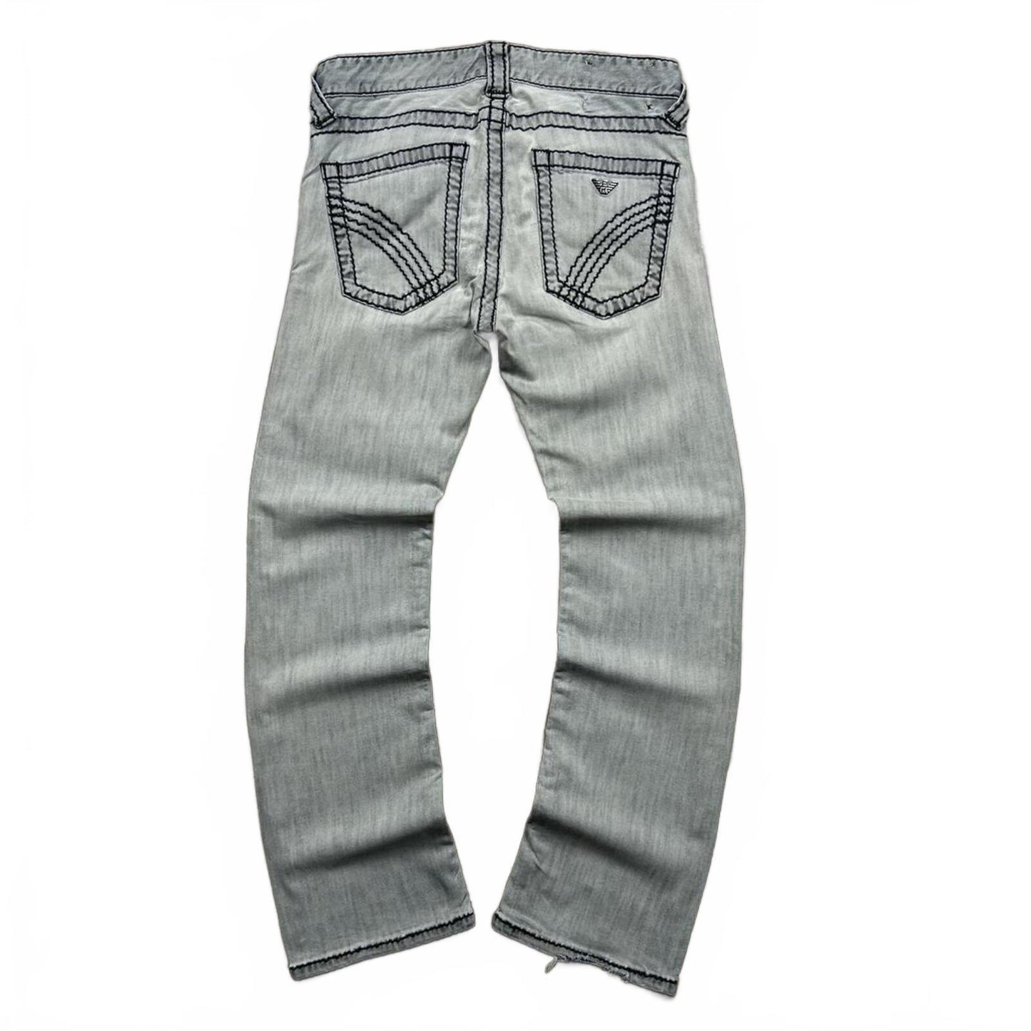 Vintage Emporio Armani Jeans Straight Relaxed Straight Jeans W30 L30