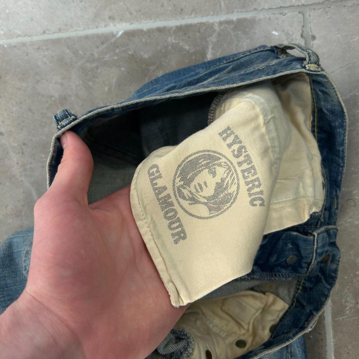 Hysteric Glamour Skinny Studded Denim Jeans W30 L30