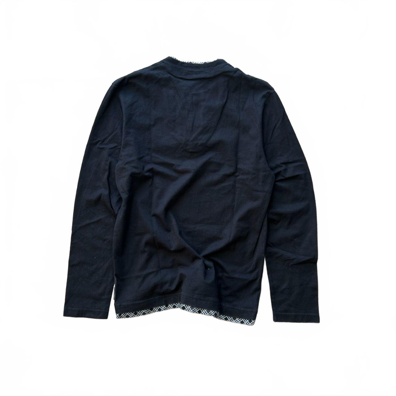 Burberry Blue Label Long Sleeve Henley T Shirt S