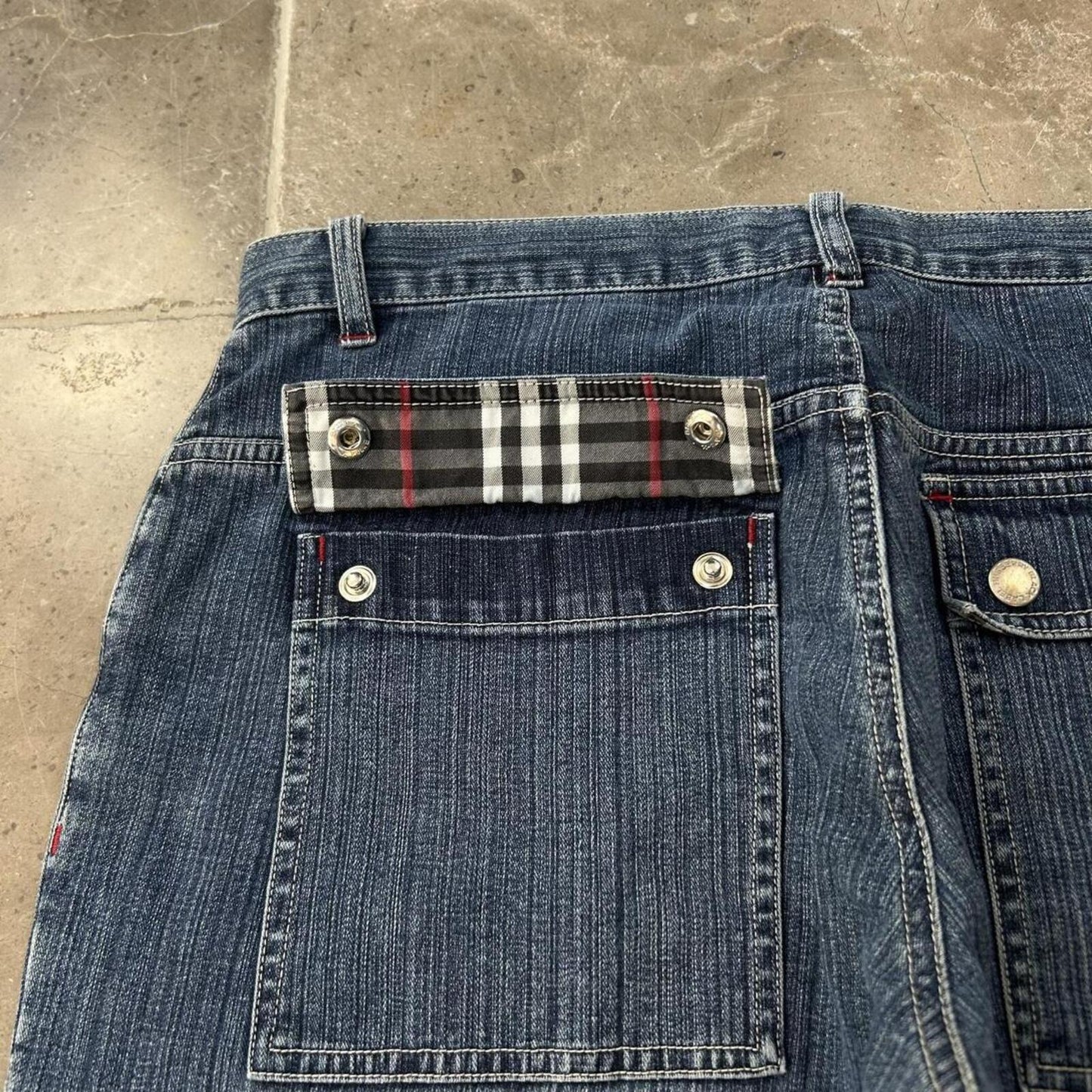 Vintage Burberry Black Label Relaxed Straight Jeans W30 L29