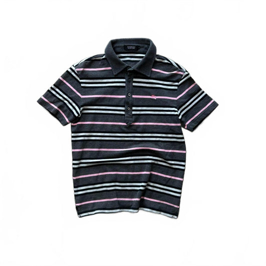 Burberry Black Label Striped Polo Shirt S
