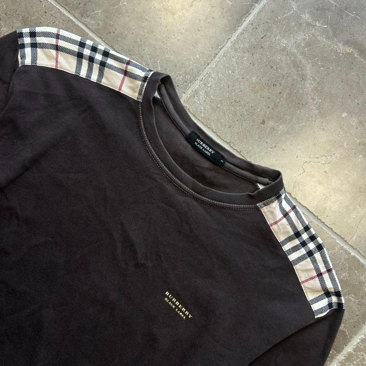 Burberry Black Label Nova Check Long Sleeve T Shirt M