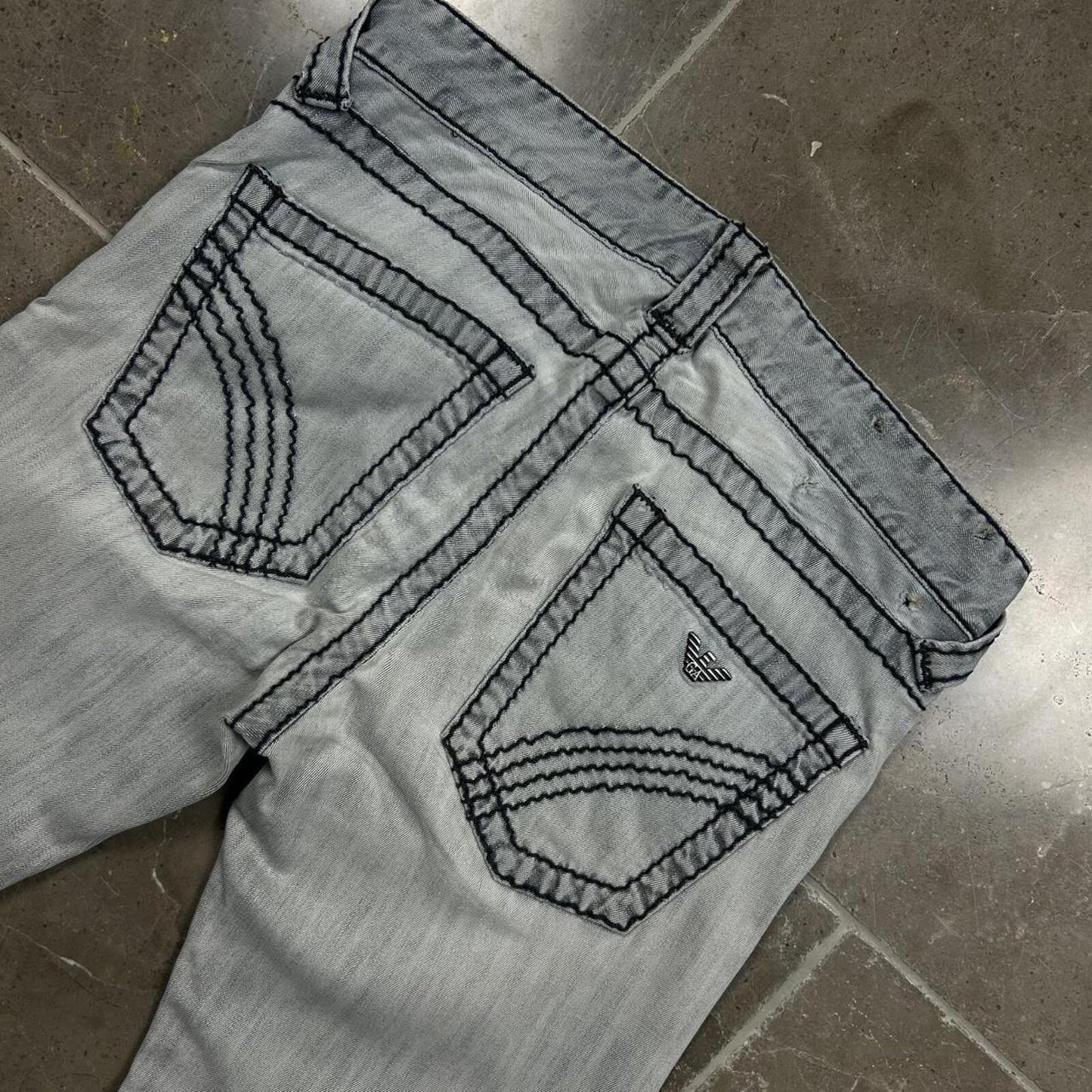 Vintage Emporio Armani Jeans Straight Relaxed Straight Jeans W30 L30