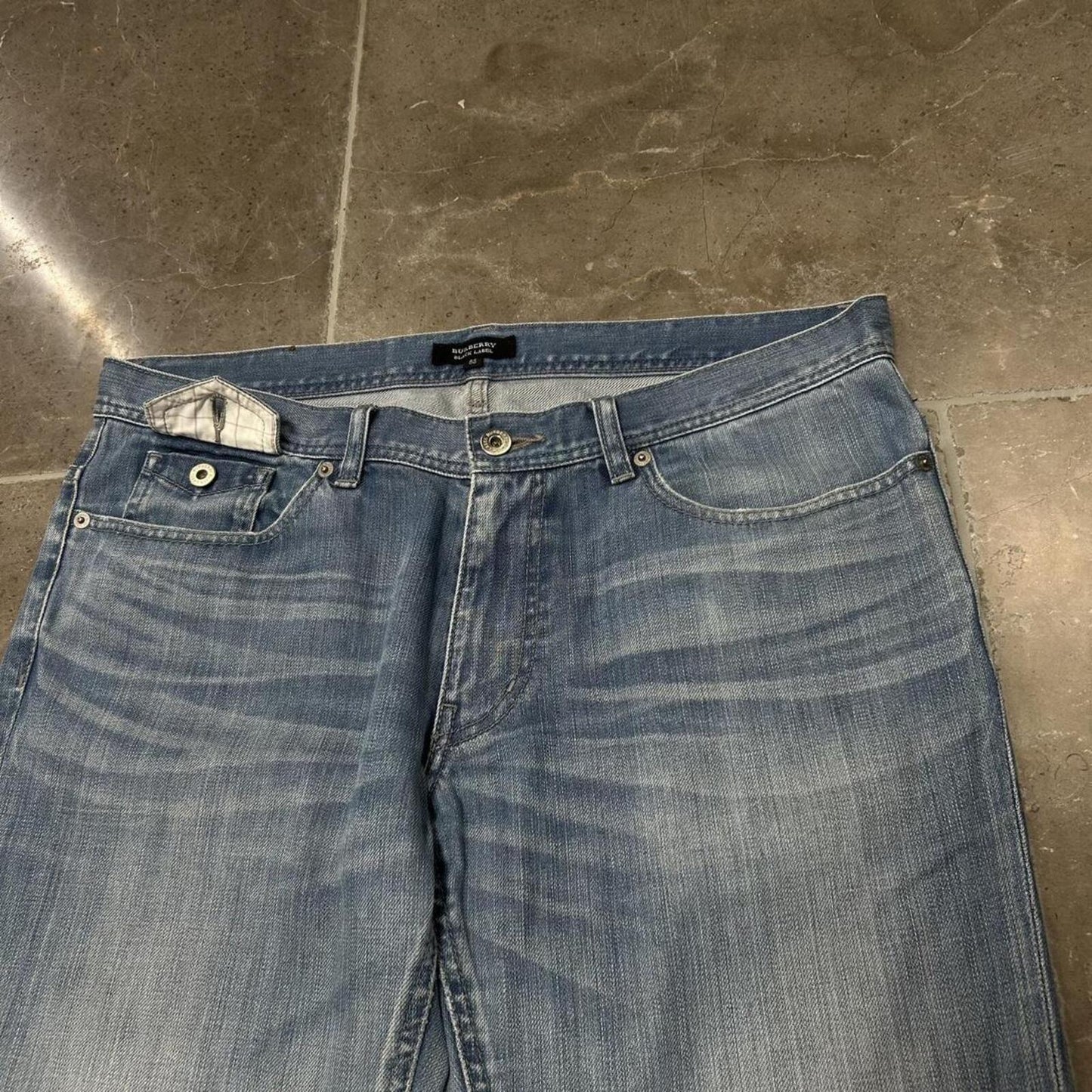 Vintage Burberry Black Label Relaxed Straight Jeans W34 L31