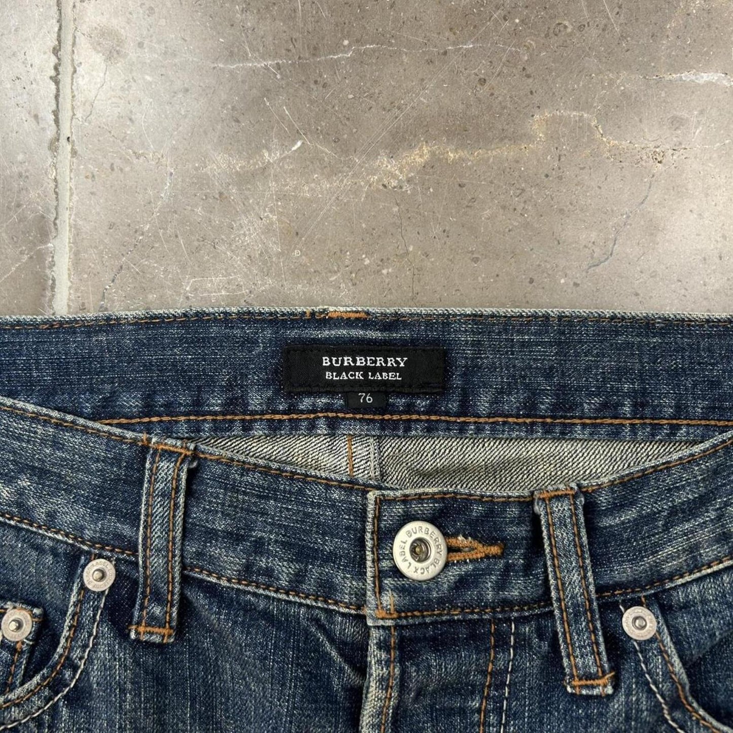 Vintage Burberry Black Label Relaxed Straight Jeans W30 L32