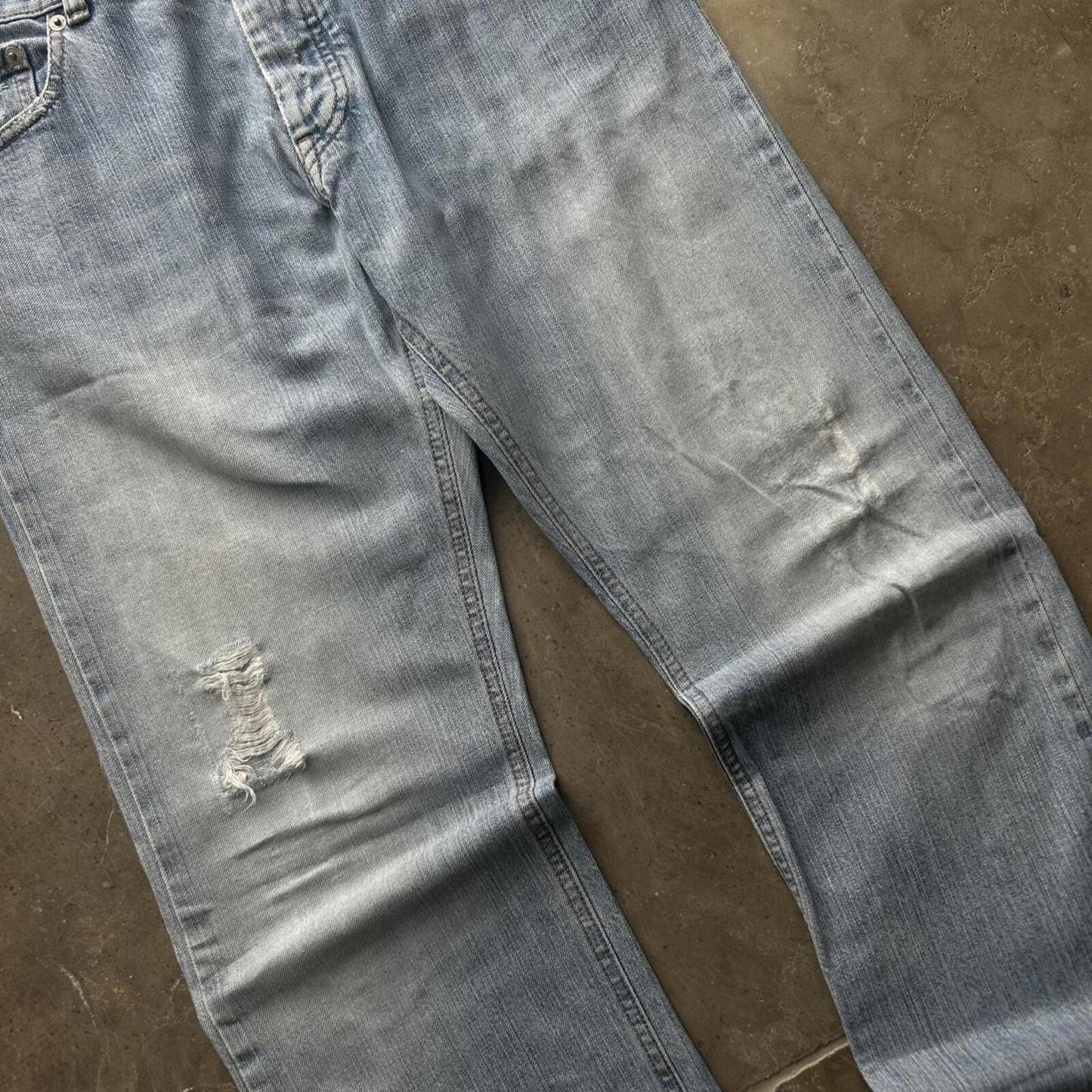 Vintage Burberry Black Label Relaxed Straight Jeans W30 L31