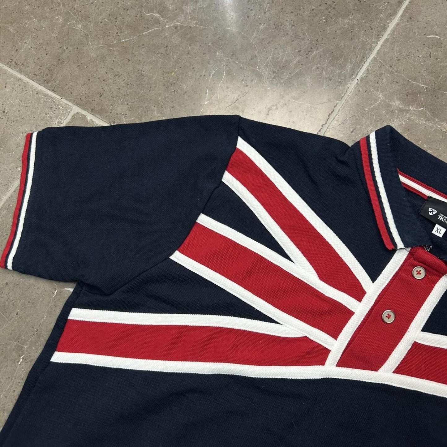 Vintage Takeo Kikuchi Union Jack Polo Shirt L