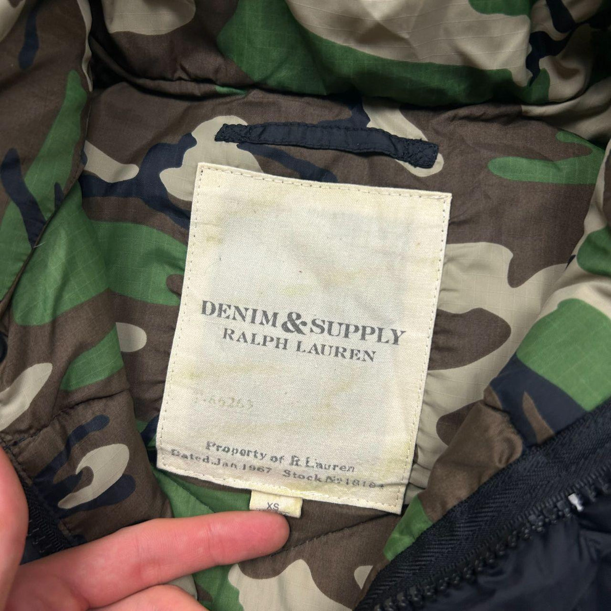 Ralph Lauren Denim and Supply USA Puffer Jacket XS
