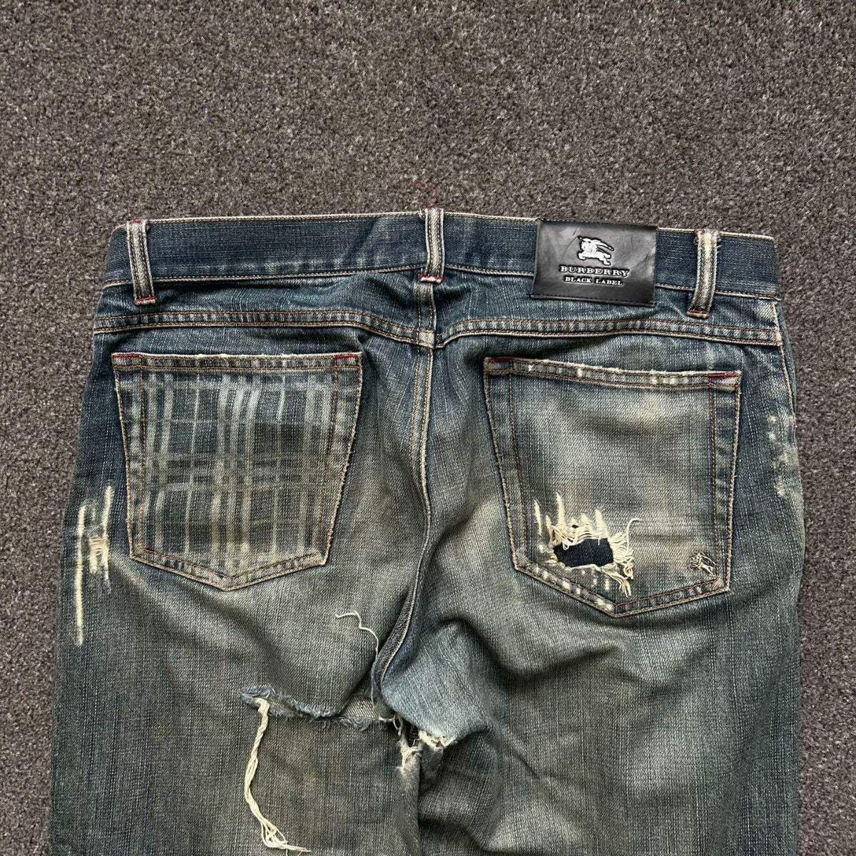 Vintage Burberry Black Label Relaxed Straight Jeans W32 L32