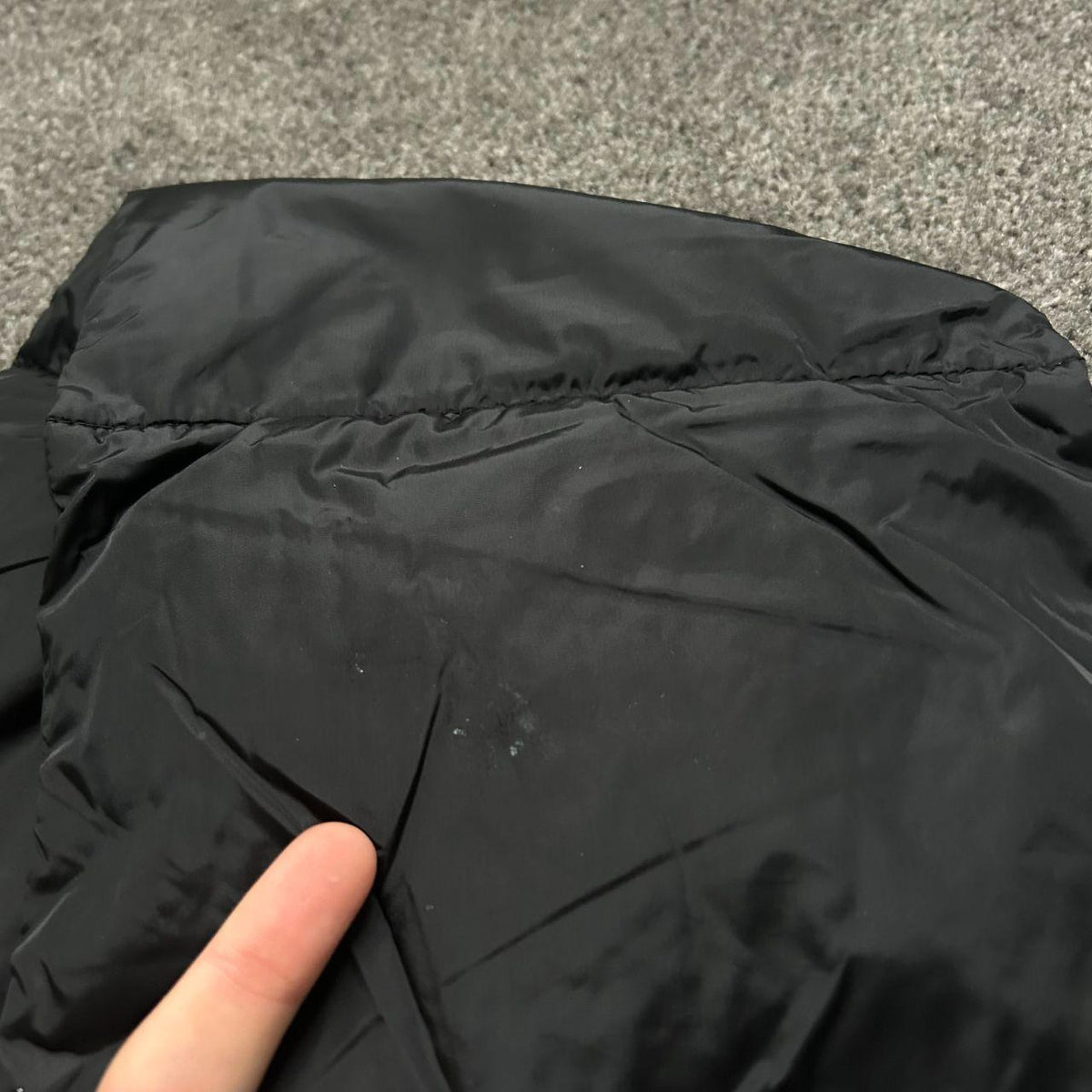 Prada Sport Nylon Puffer Scarf Black OS