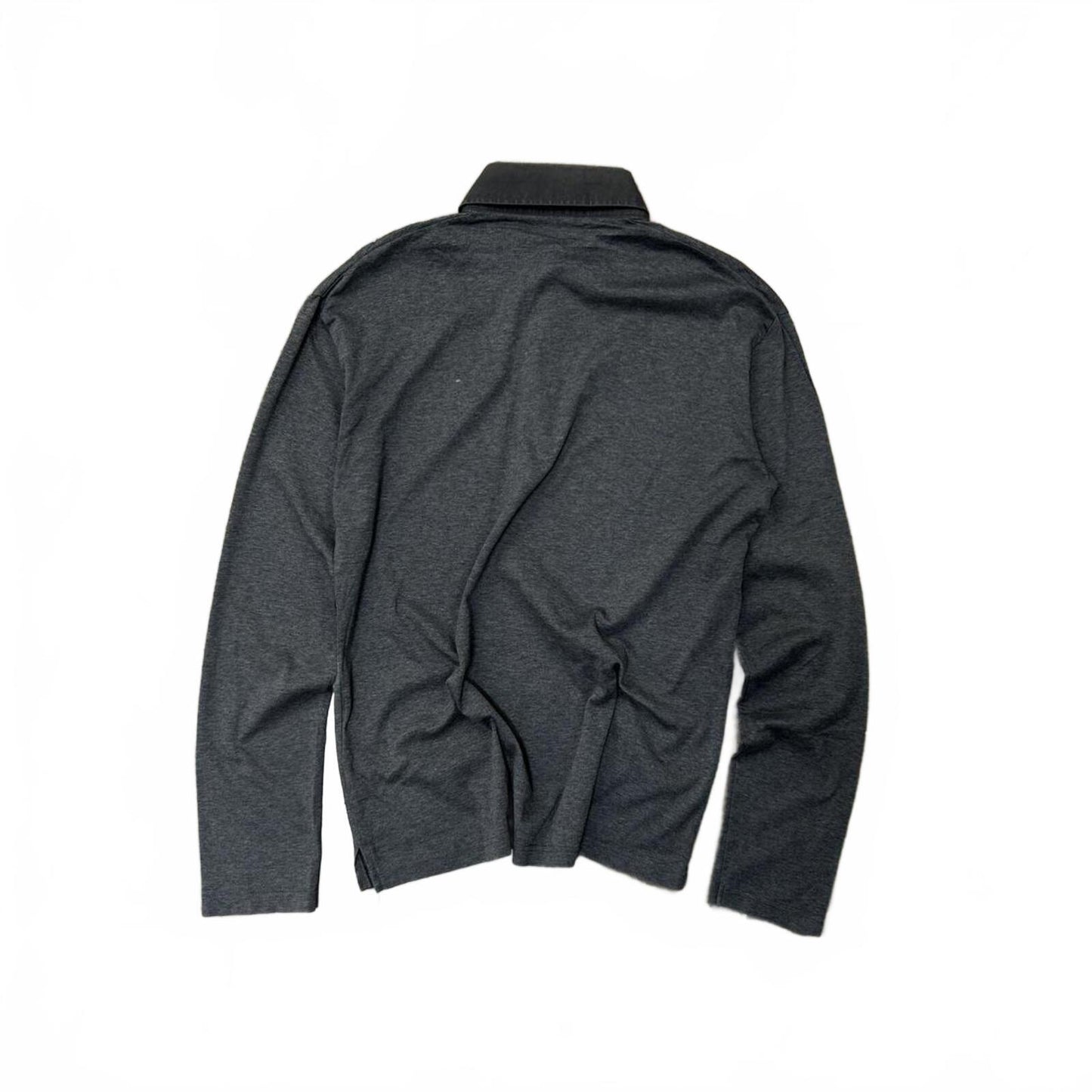 Burberry Black Label Long Sleeve Polo Shirt M