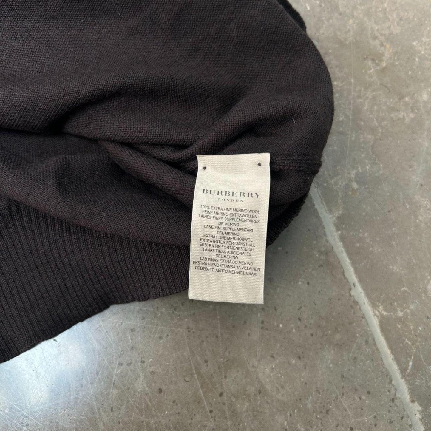 Burberry London Nova Check Knit Jumper L