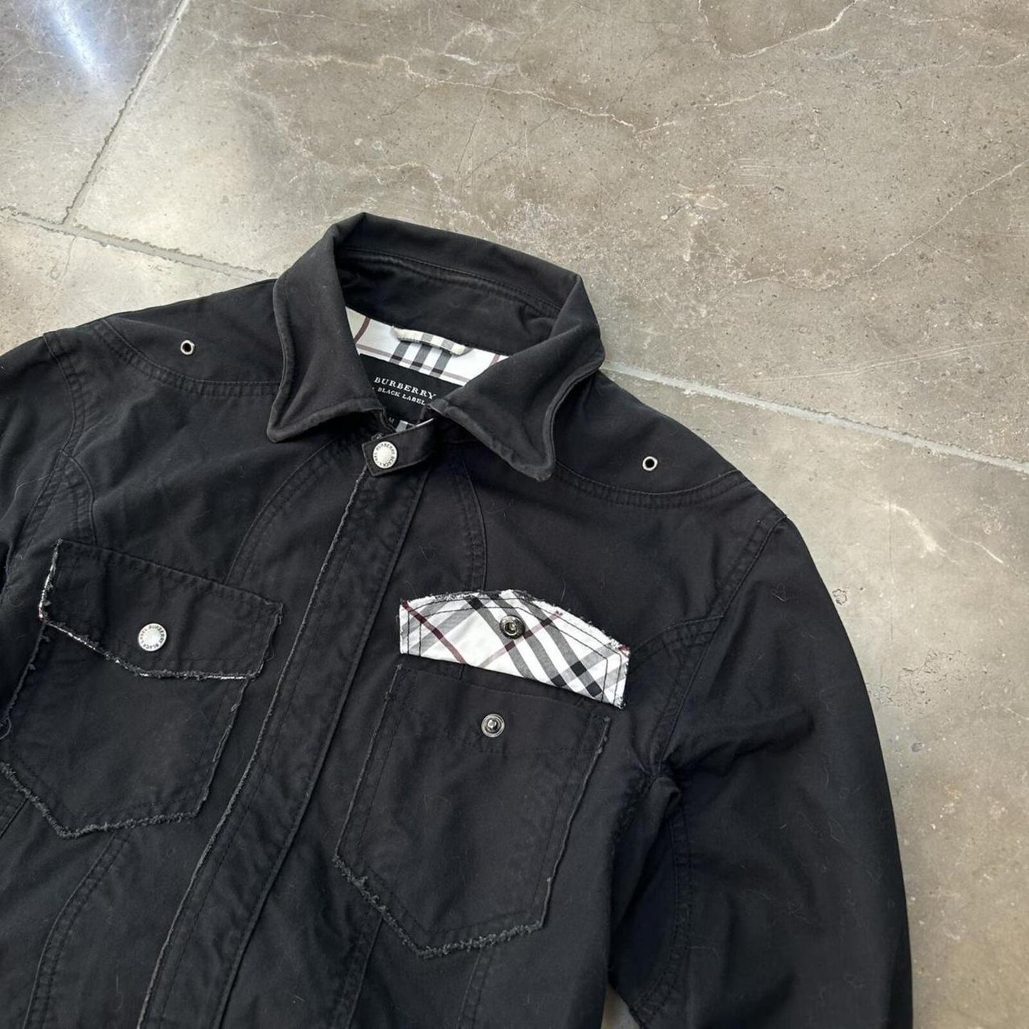 Burberry Black Label Military Utility Jacket / Over Shirt S