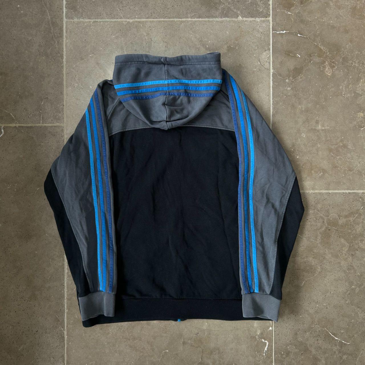 Adidas Performance Essentials Zip Up Hoodie Blue Size XL