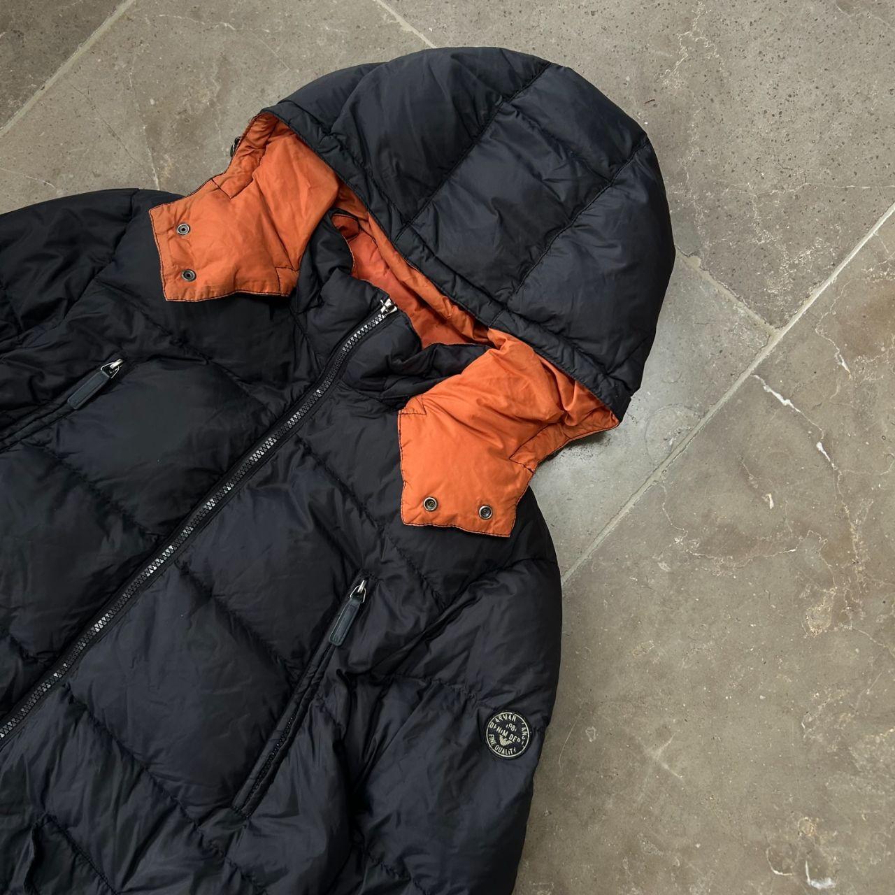 Vintage Armani Jeans Down Puffer Jacket Black M