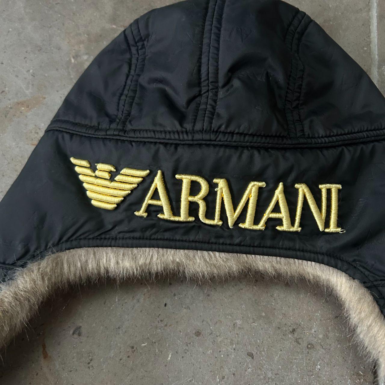 Armani Jeans Fur Ushanka Trapper Hat