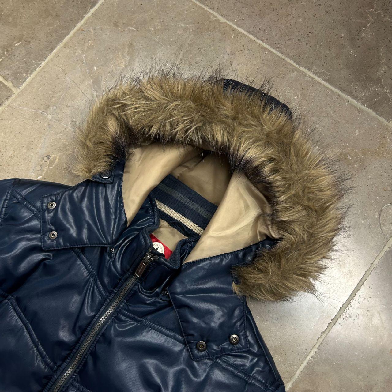 Vintage Japanese Archive Fur Hood Puffer Jacket M