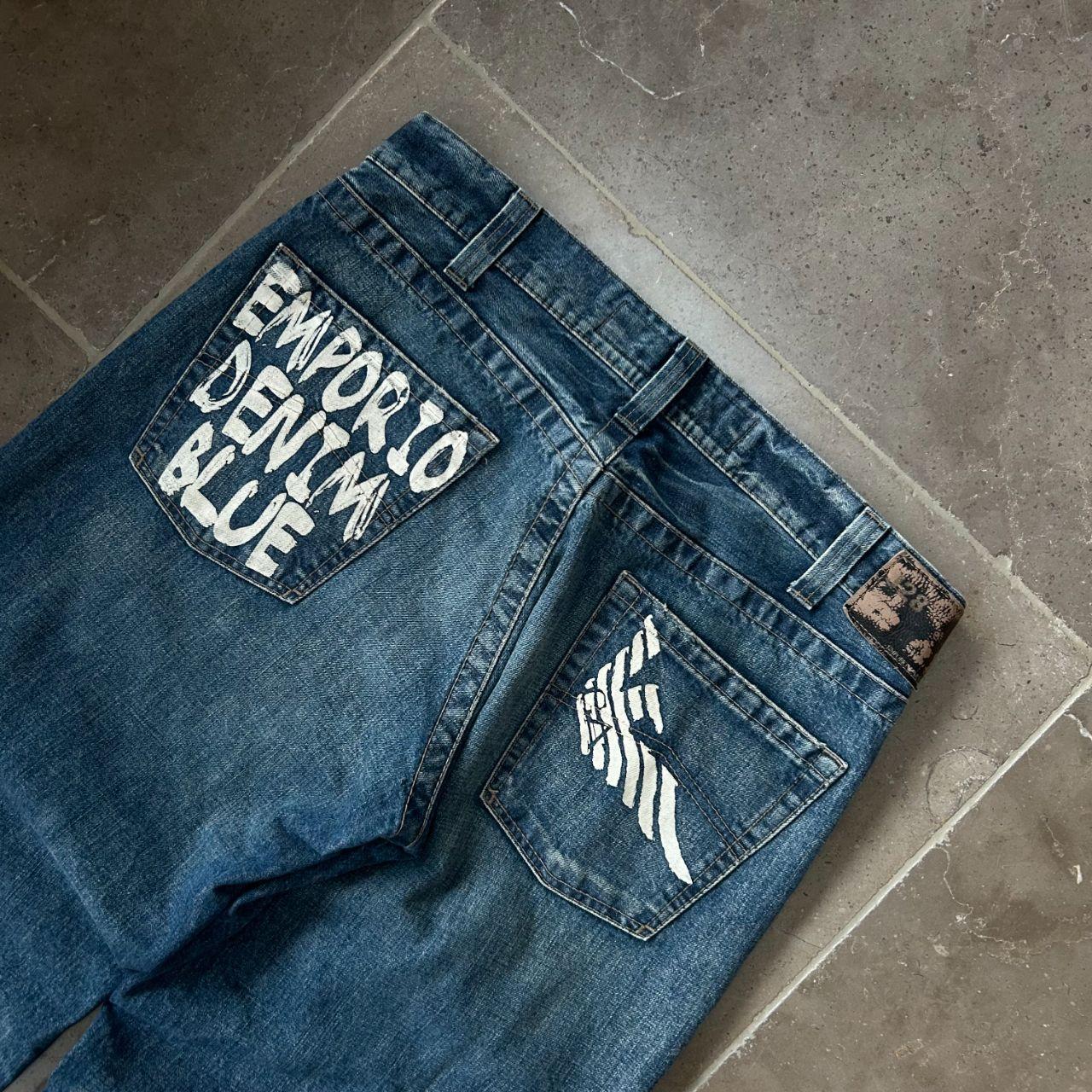 Vintage Armani Jeans Denim Baggy Jeans W36 L32