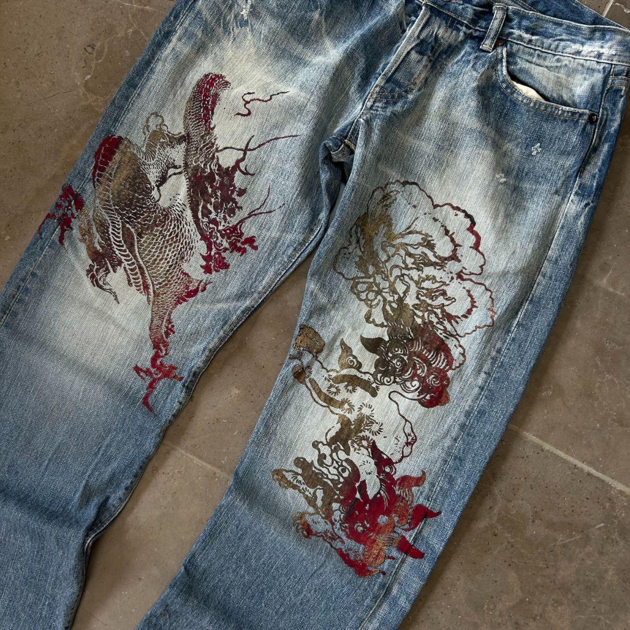 Vintage Japanese Design Straight Leg Jeans W32 L32