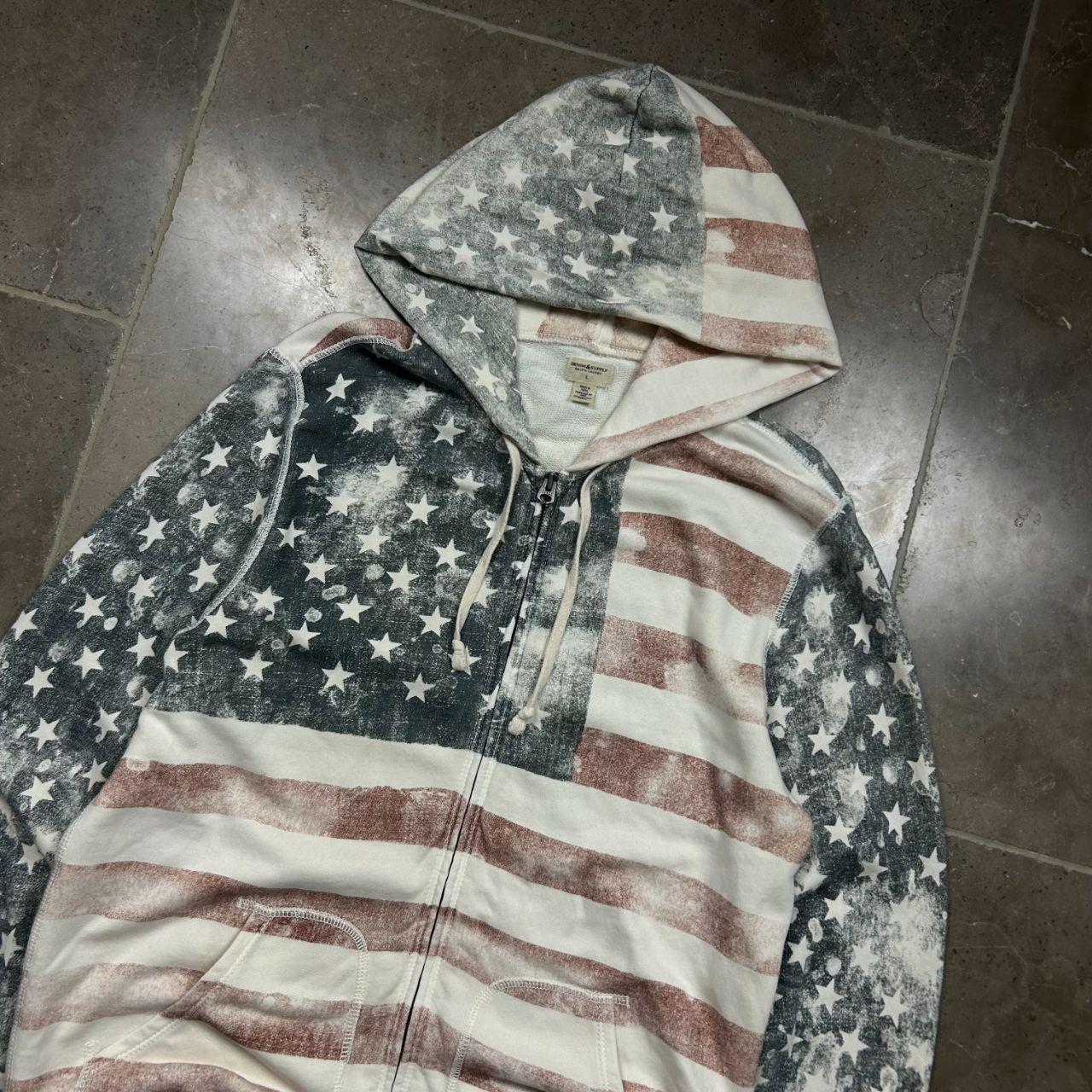 Ralph Lauren Denim and Supply USA Zip Up Hoodie L