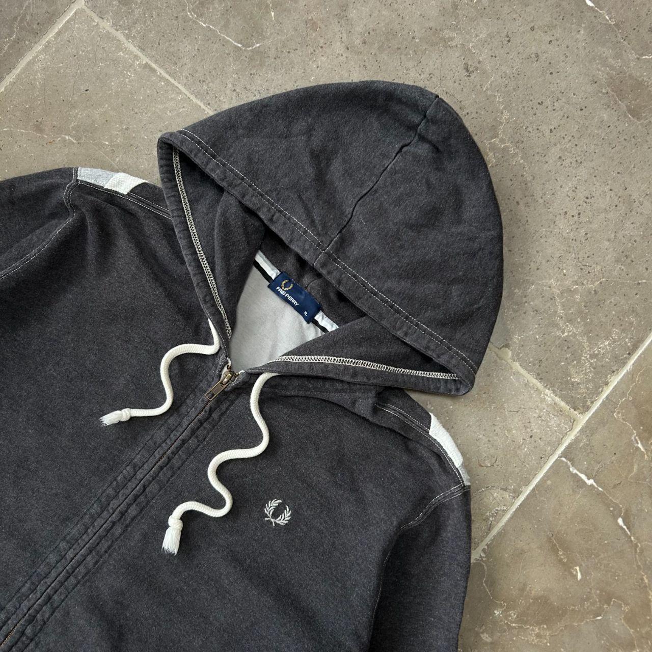 Vintage Fred Perry Union Jack Zip Up Hoodie L