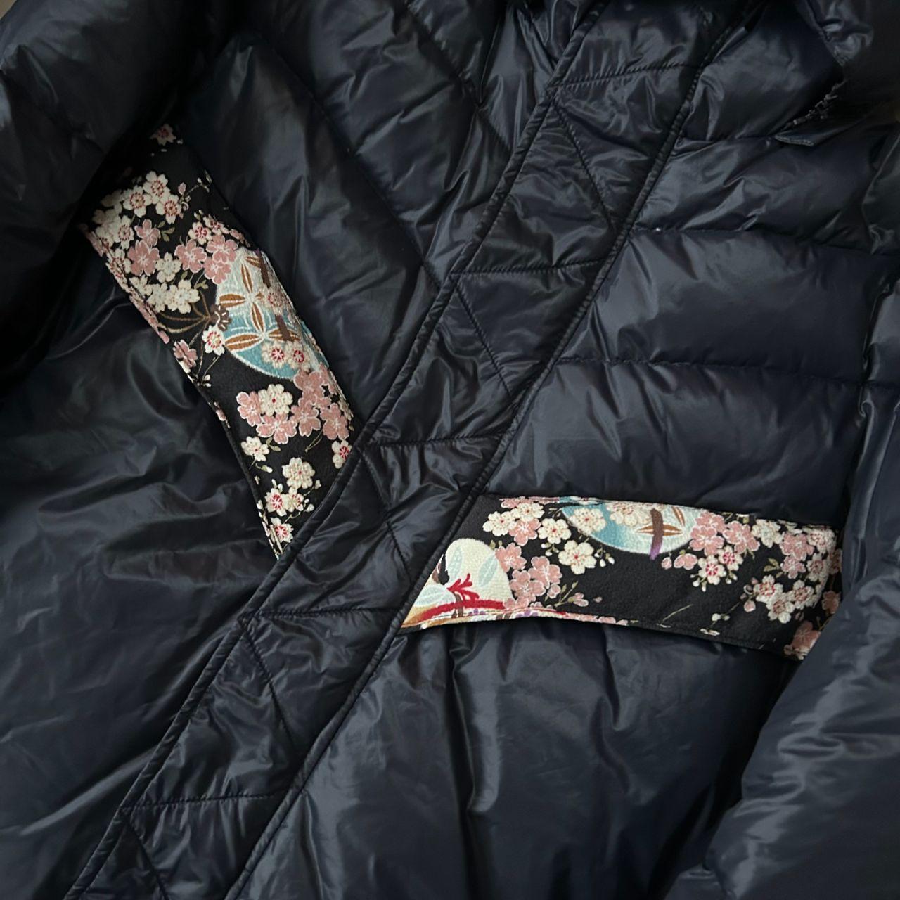 Vintage Japanese Archive Fur Hood Puffer Jacket L